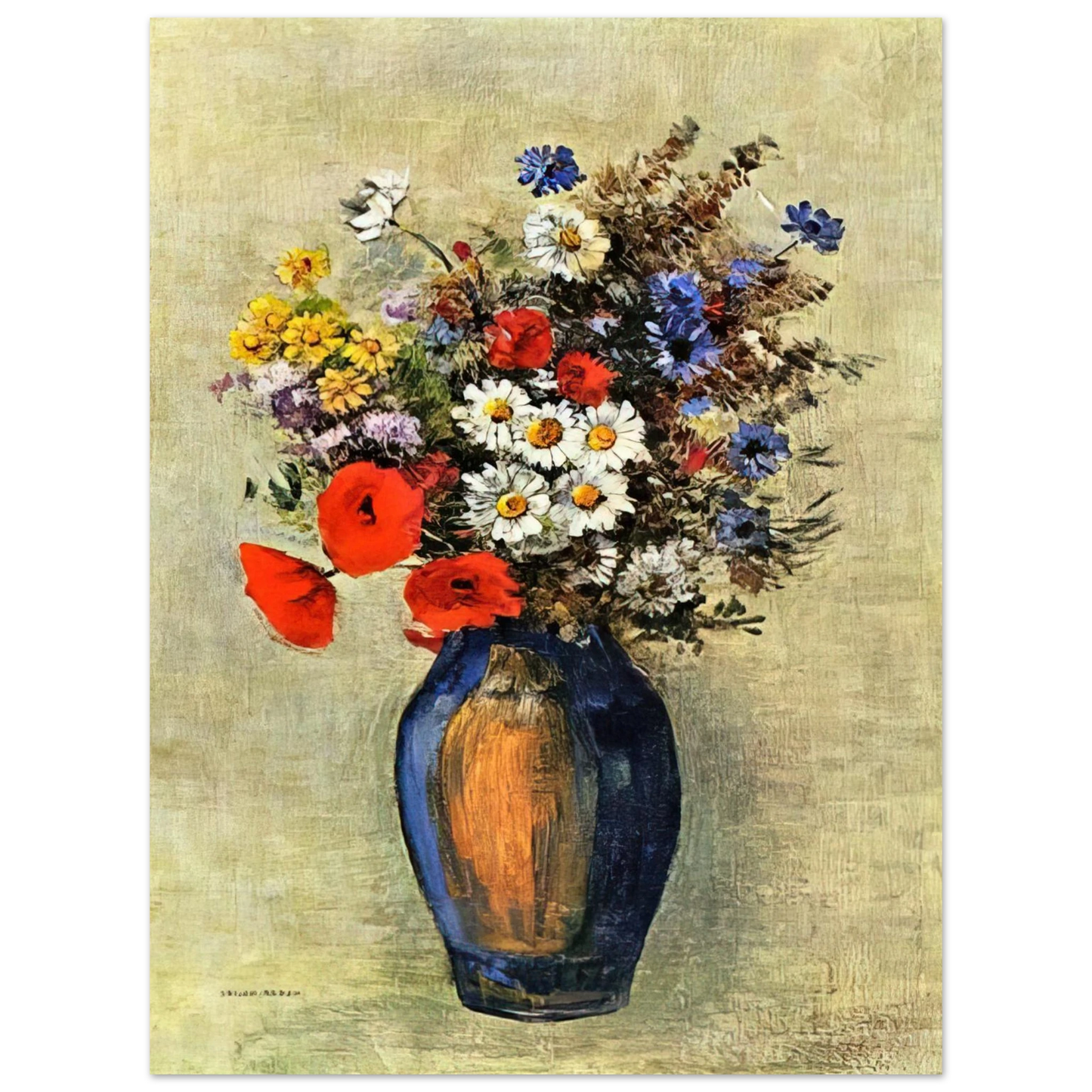 Odilon Redon - VASE OF FLOWERS 2 Fine Art Poster - Default Title