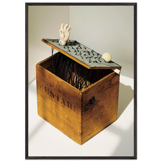 LAKE OF FIELD 1990 - Lenore Tawney Framed Art Print – Black Wooden Frame - Default Title - -Framed Art Print