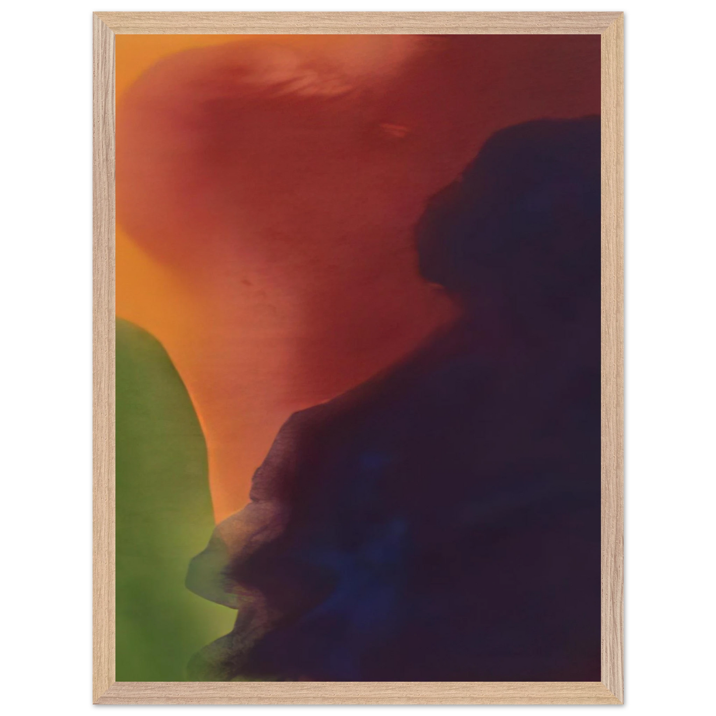 Helen Frankenthaler - Blue Atmosphere III - 1963 Wall art - 30x45 cm / 12x18 inches - Fine Art Poster - -