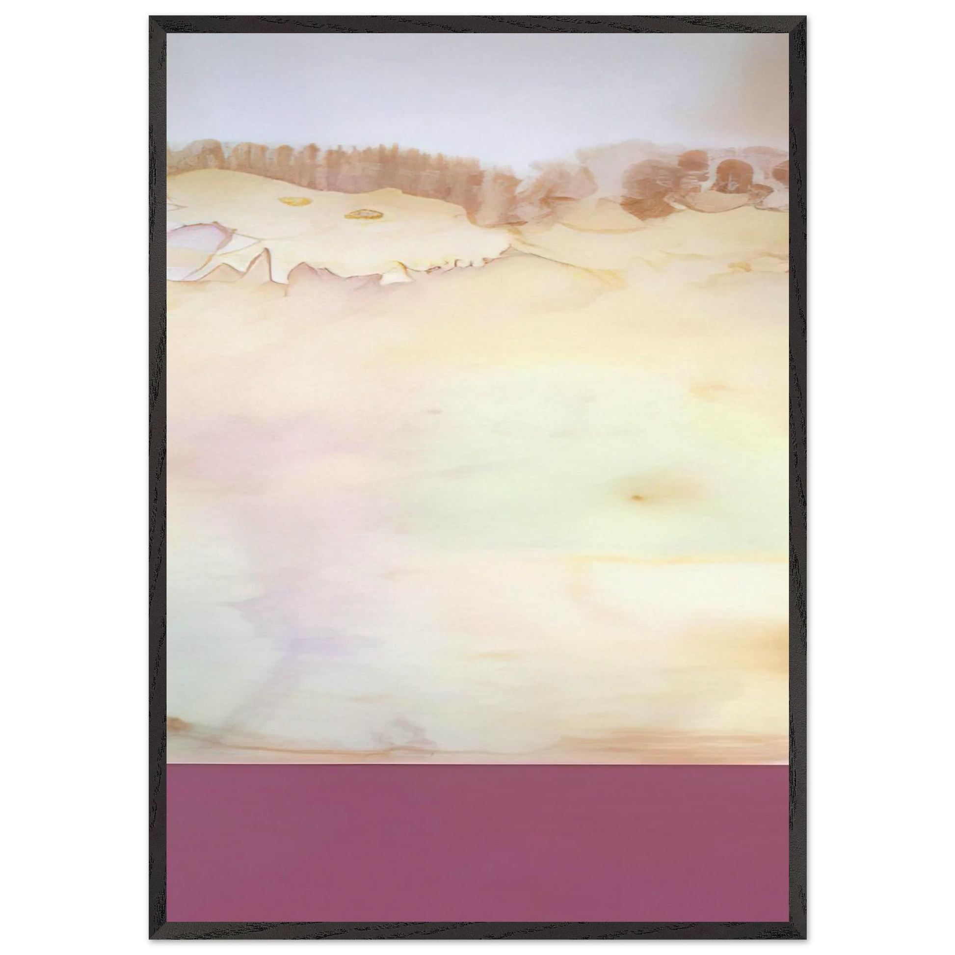 Akrab - 1969 - Ronnie Landfield Framed Art Print – Black Wooden Frame - Default Title - -Framed Art Print