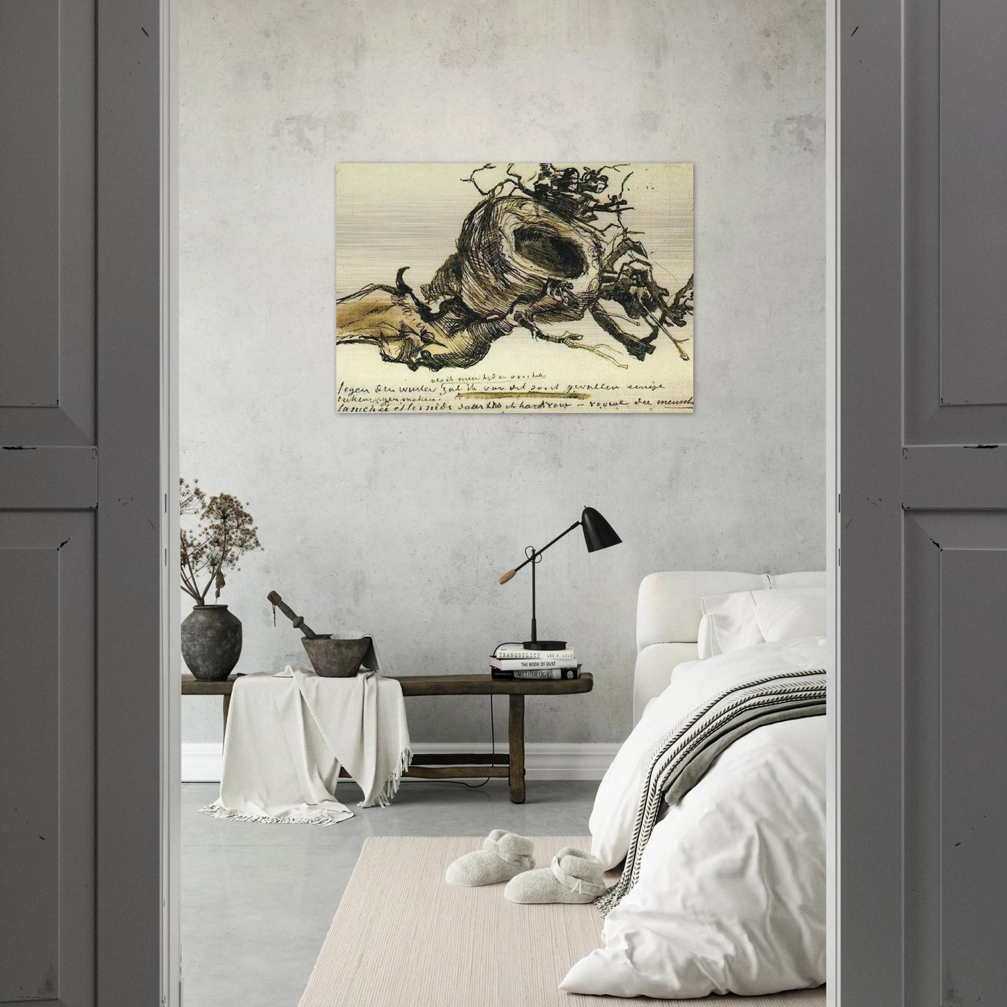 Bird's Nest - Vincent van Gogh Brushed Aluminum Print - 70x100 cm / 28x40 inches | Vincent van Gogh Aluminum Print | Vincent van Gogh Prints