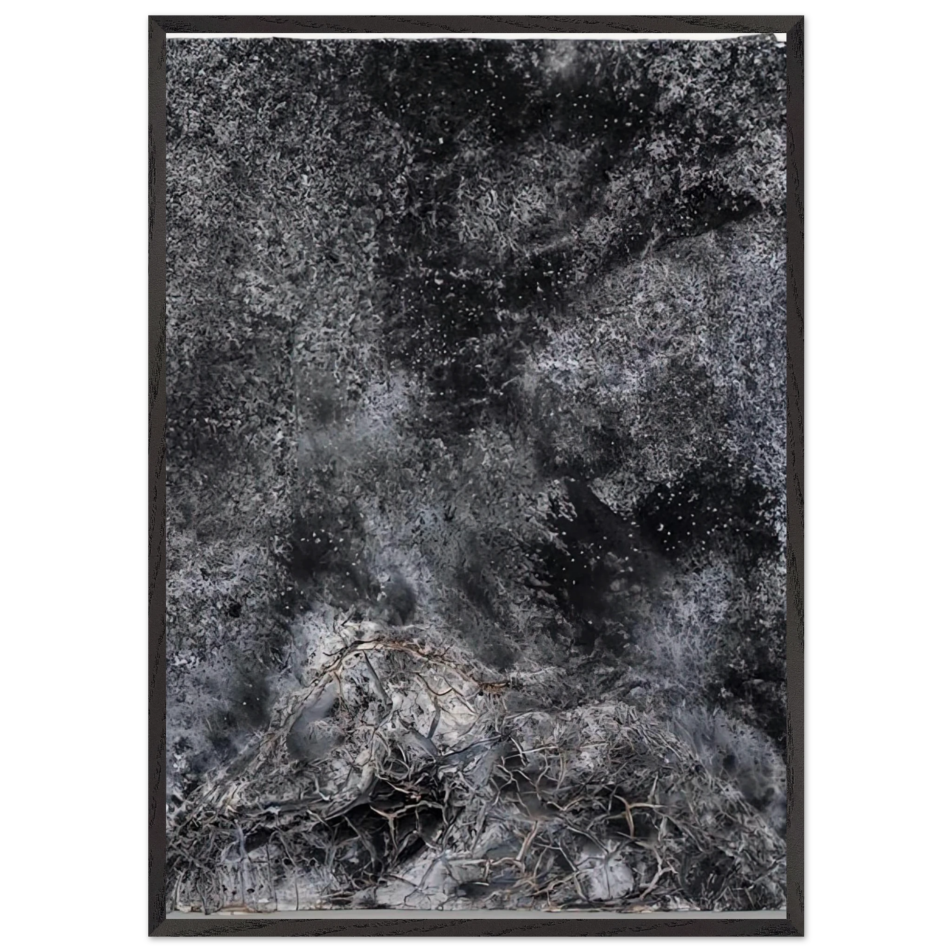 THE SECRET LIFE OF PLANTS FOR ROBERT FLUDD 2014 - Anselm Kiefer Framed Art Print – Black Wooden Frame - Default Title - -Framed Art Print