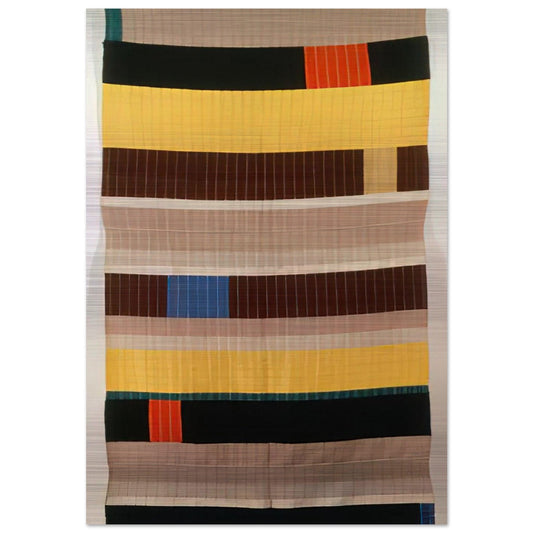 WALL HANGING 1925 1 - Anni Albers Brushed Aluminum Print - 70x100 cm / 28x40 inches | Anni Albers Aluminum Print | Anni Albers Prints