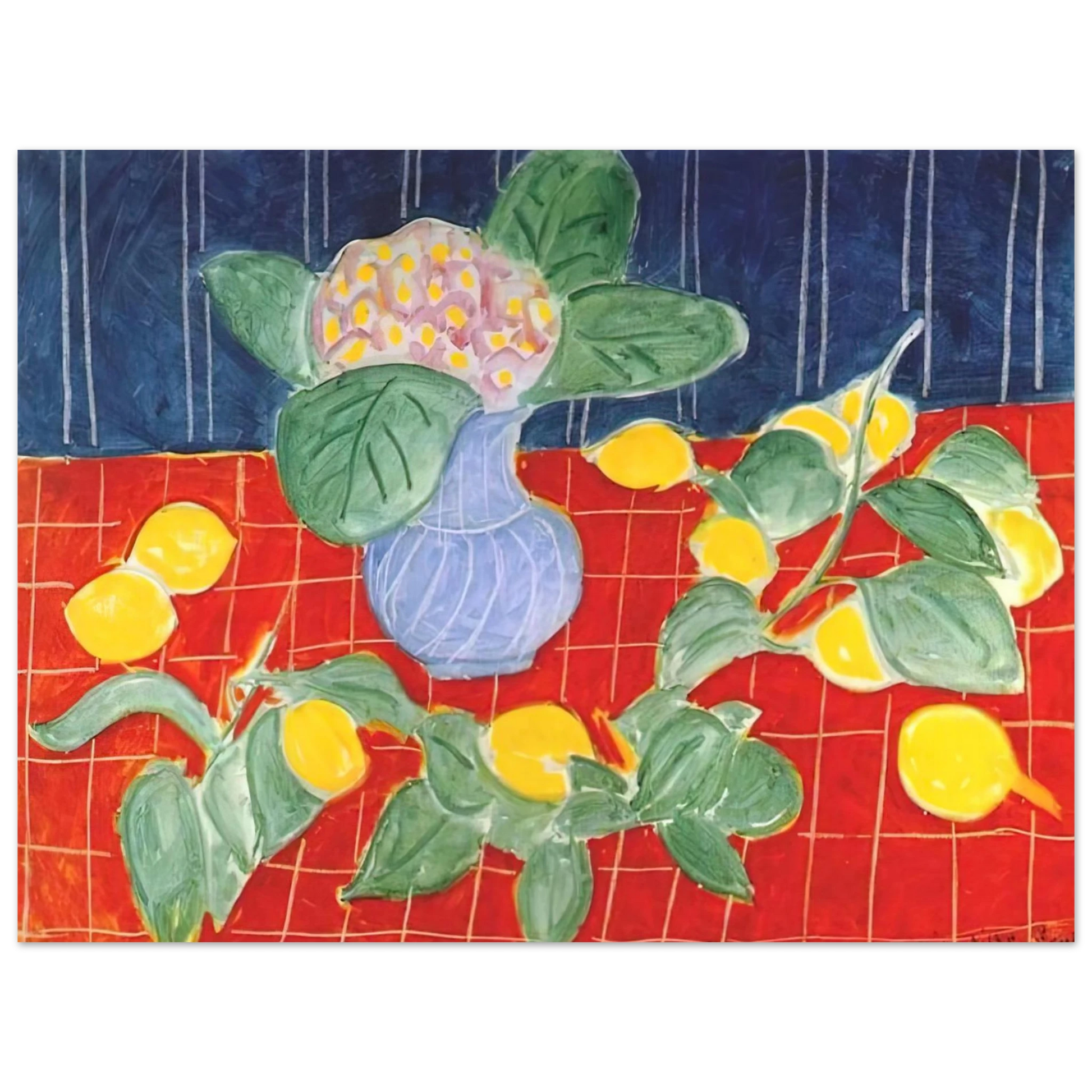Henri Matisse - LEMONS AND SAXIFRAGES 1943 Fine Art Poster - Default Title