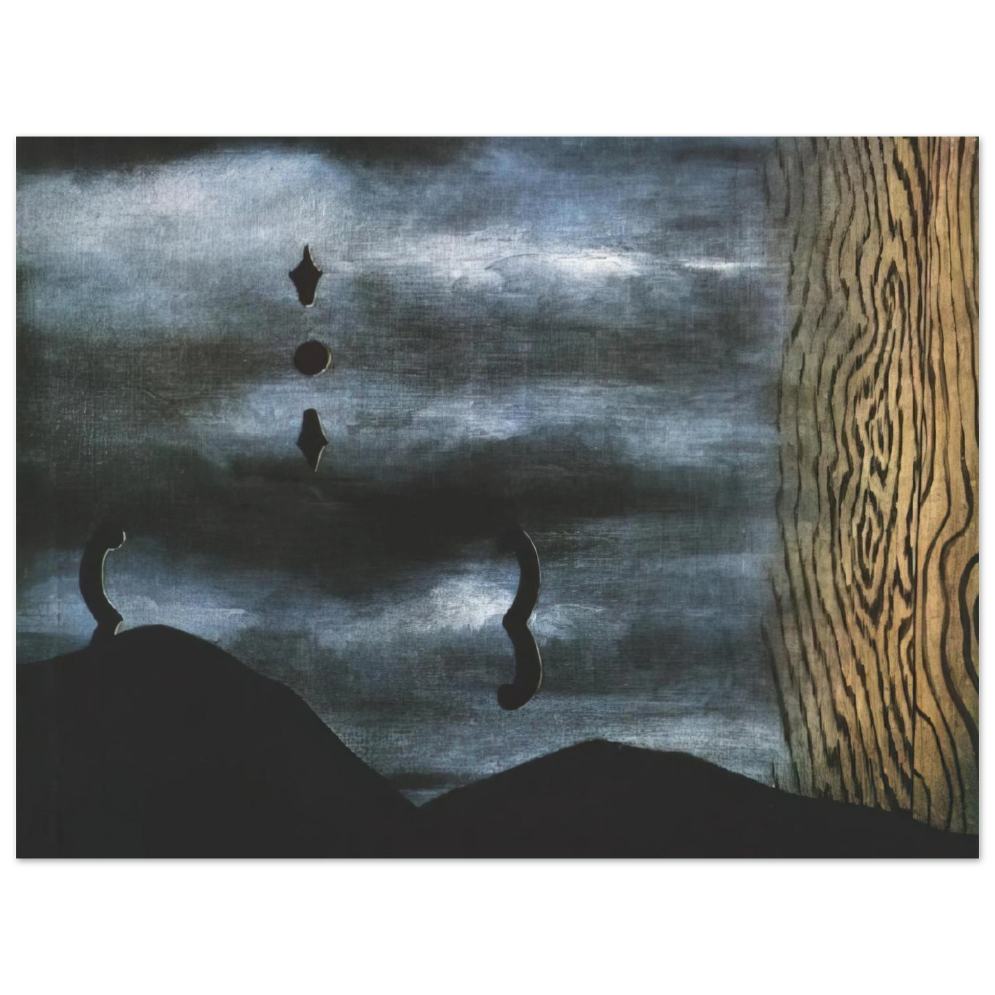 Rene Magritte - THE LINING OF SLEEP 1928 Fine Art Poster - Default Title