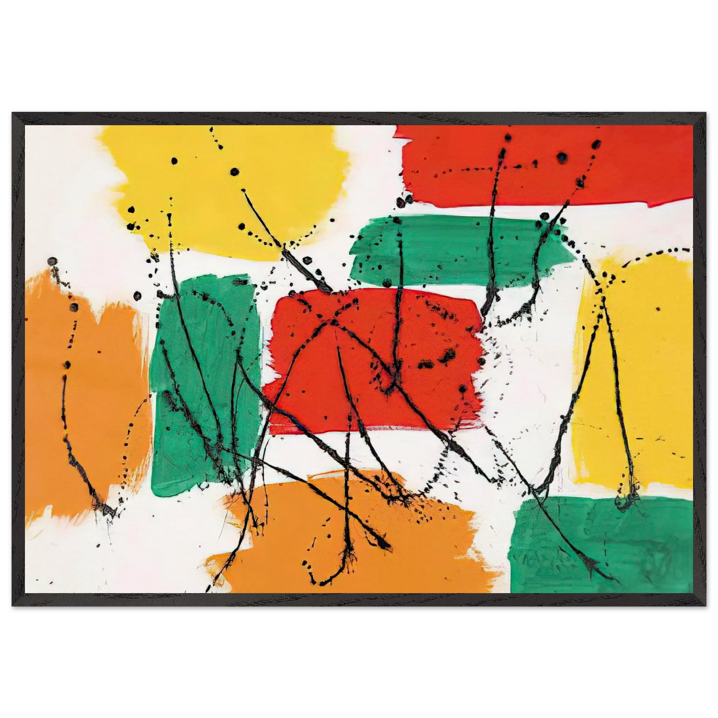 Reflets Printanieres - Marcel Barbeau Framed Art Print – Black Wooden Frame - Default Title - -Framed Art Print