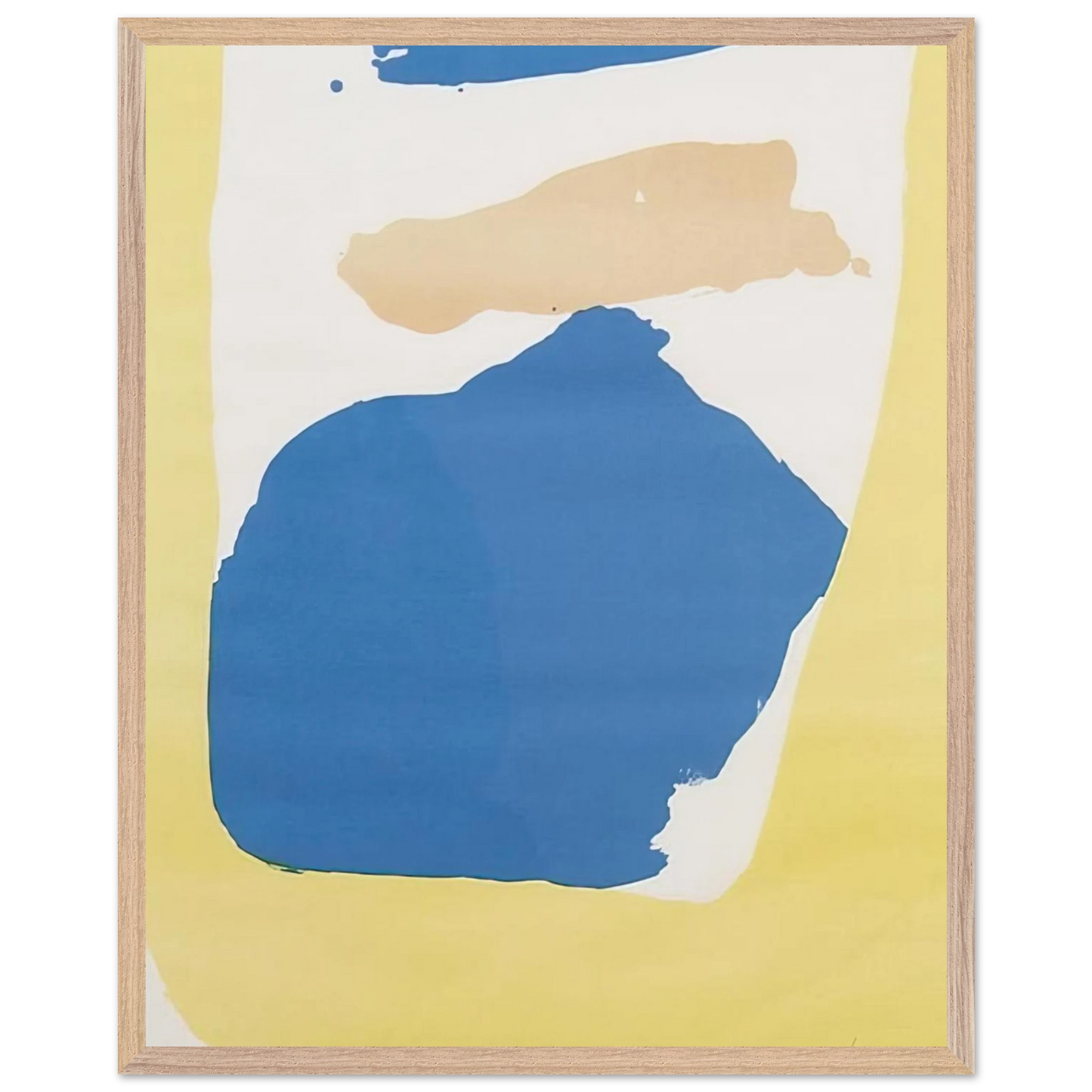 Helen Frankenthaler - Frankenthaler Preview - 1965 Wall art - A3 (29.7 x 42  cm) - Premium Wooden Framed Poster With Fine Art Paper - Wood frame