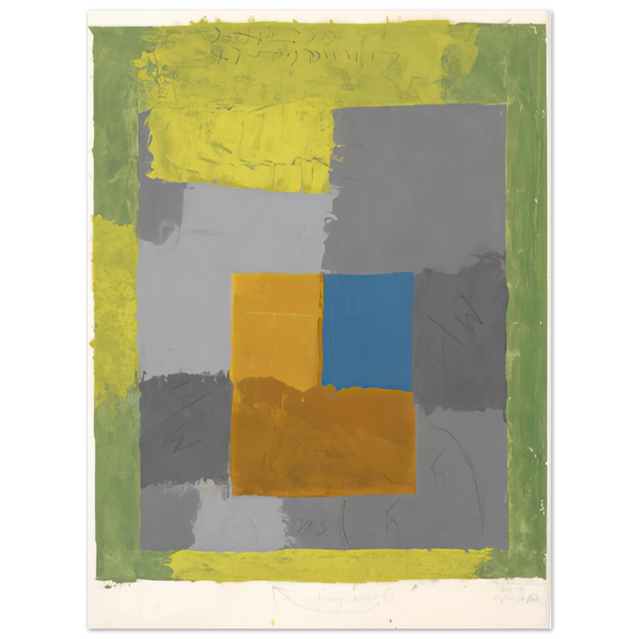 Josef Albers - STUDY FOR HOMAGE TO THE SQUARE 2  75x100 cm / 30x40inches Fine Art Poster