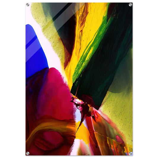 Phenomena Phoenix Equinox - Paul Jenkins Acrylic Print - 70x100 cm / 28x40″ inches