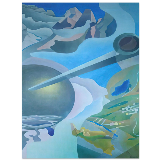 Benedetta Cappa - Synthesis of Aerial Communications - 1934 Fine Art Poster - Default Title