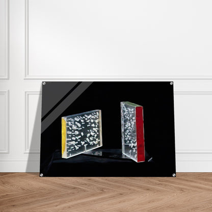 Sospensioni Colorate - 1955 - Piero Dorazio Acrylic Print - 70x100 cm / 28x40″ inches | Piero Dorazio Wall Art | Piero Dorazio Prints