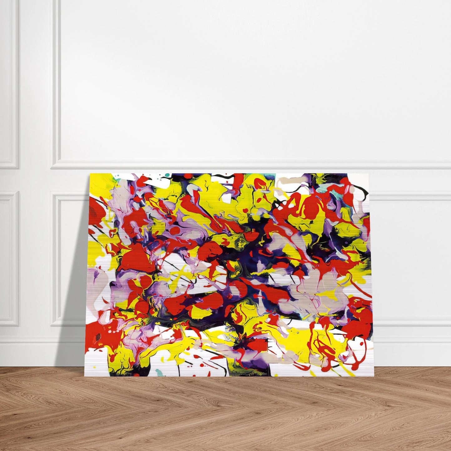 Untitled  SFP94-69  SFF 1743  - Sam Francis Brushed Aluminum Print - 70x100 cm / 28x40 inches | Sam Francis Aluminum Print | Sam Francis Prints