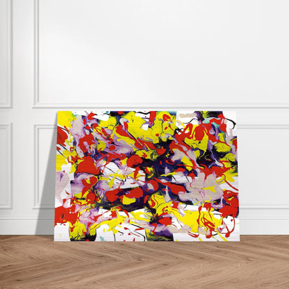 Untitled  SFP94-69  SFF 1743  - Sam Francis Brushed Aluminum Print - 70x100 cm / 28x40 inches | Sam Francis Aluminum Print | Sam Francis Prints