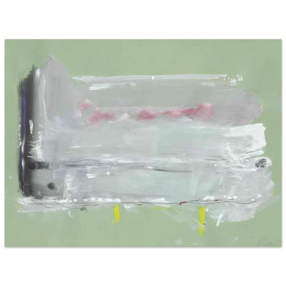 Helen Frankenthaler - Untitled - 1984 Wall art - 60x80 cm / 24x32 inches - Premium Wooden Framed Poster With Fine Art Paper-canvas - Black frame