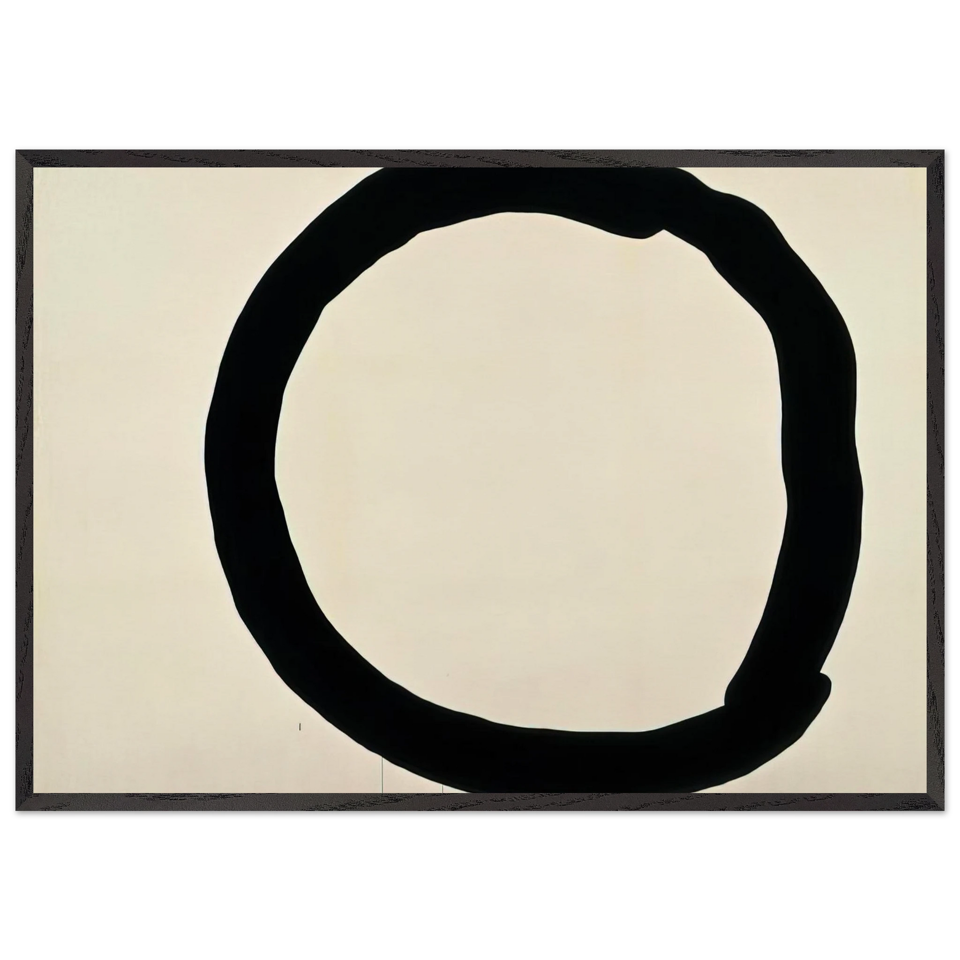 Wall artWork - 1965 - Jiro Yoshihara Framed Art Print – Black Wooden Frame - Default Title - -Framed Art Print