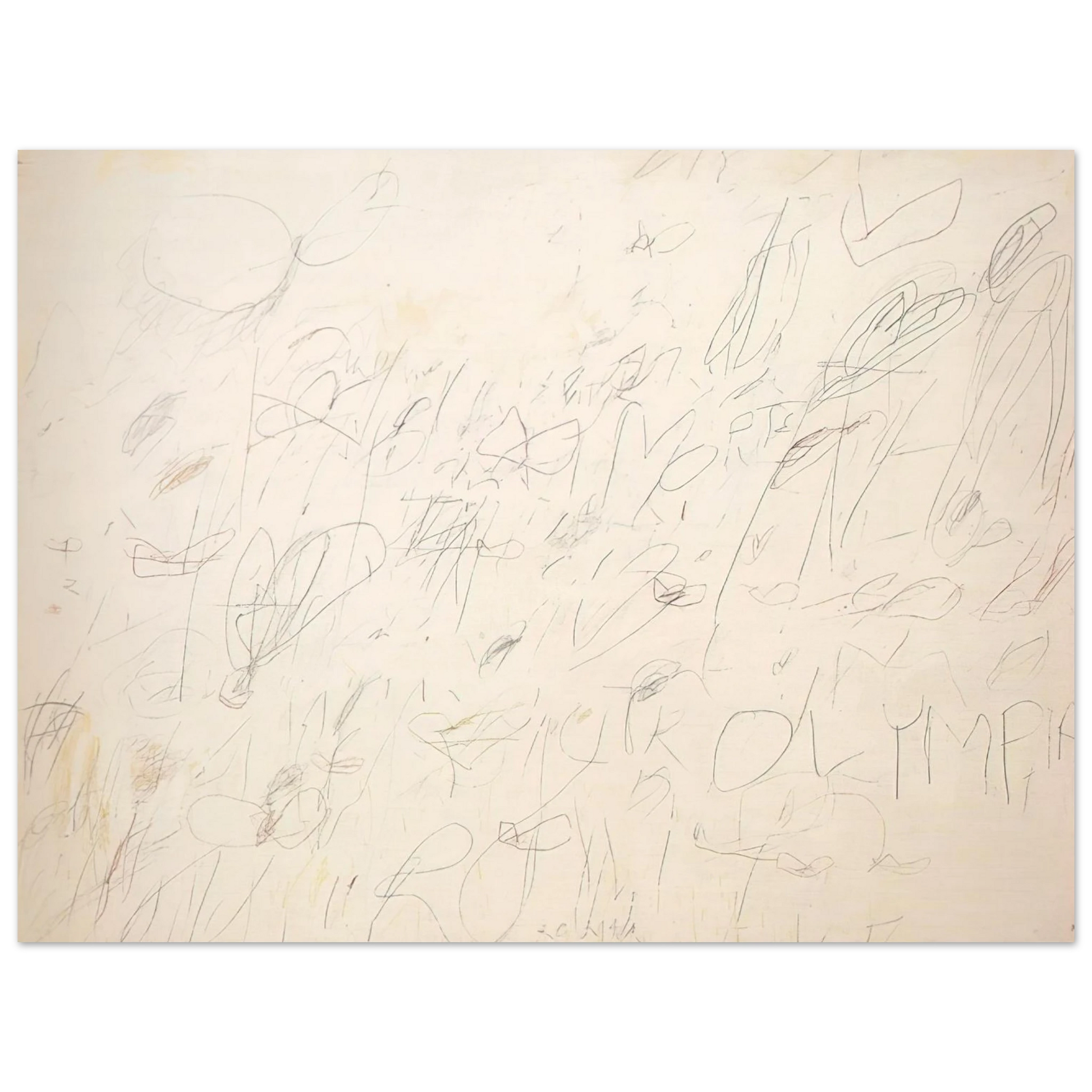 Cy Twombly - Olympia Fine Art Poster - Default Title
