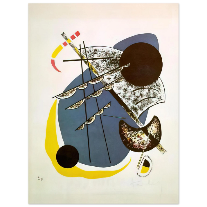 Wassily Kandinsky - SMALL WORLDS II 1922  75x100 cm / 30x40inches Fine Art Poster