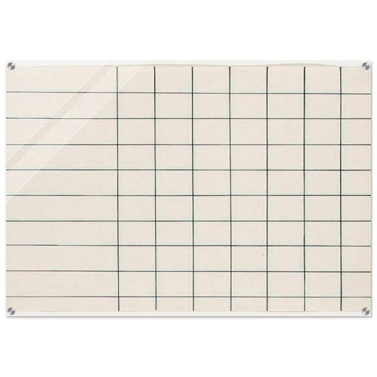 Grid Lines from the series Line Form Color - Ellsworth Kelly Acrylic Print - 70x100 cm / 28x40″ inches