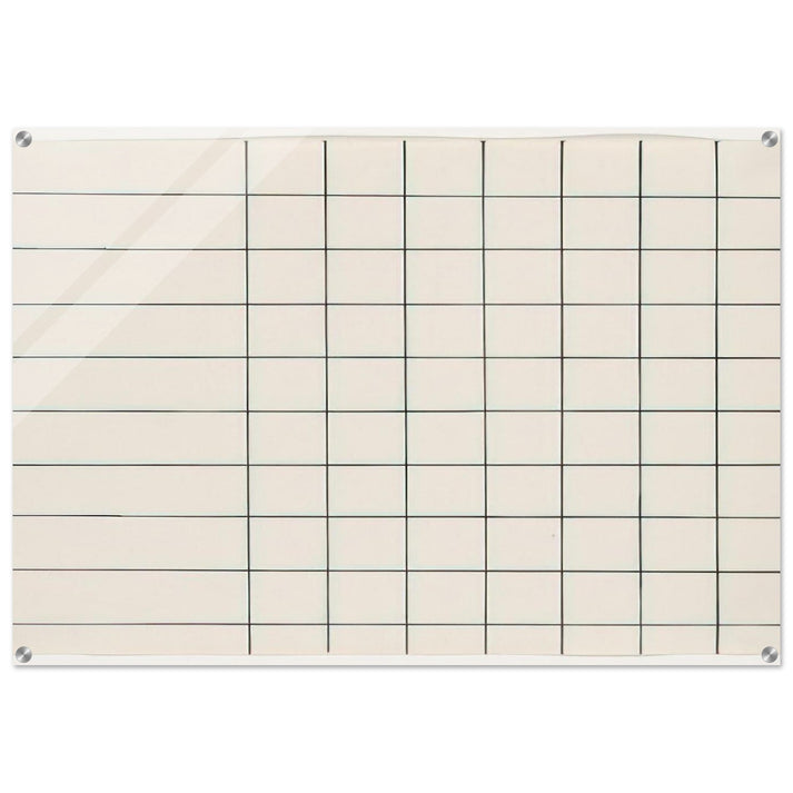 Grid Lines from the series Line Form Color - Ellsworth Kelly Acrylic Print - 70x100 cm / 28x40″ inches