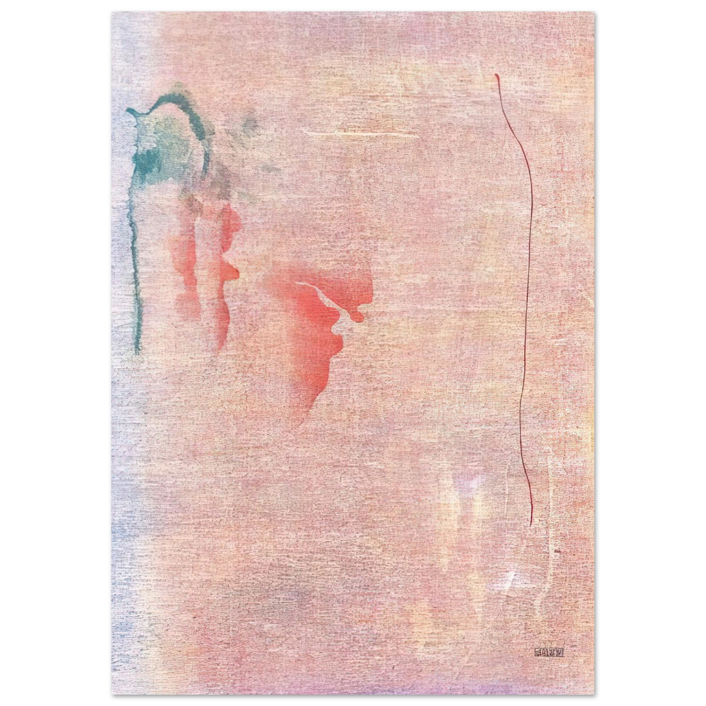 Helen Frankenthaler - Cedar Hill - 1983 Wall art - 40x50 cm / 16x20 inches - Premium Wooden Framed Poster With Fine Art Paper - Wood frame