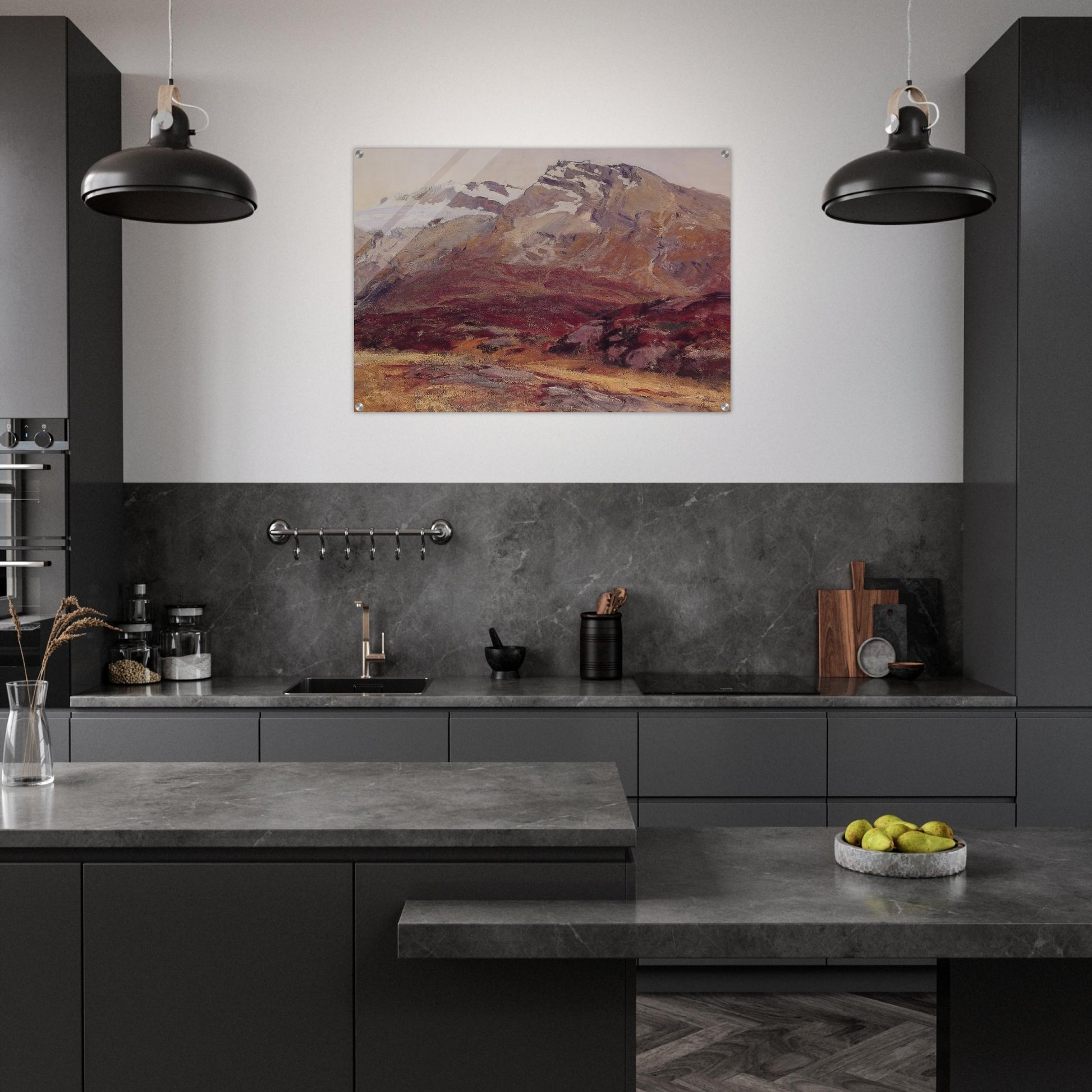 Coming Down from Mont Blanc - John Singer Sargent Acrylic Print - 70x100 cm / 28x40″ inches