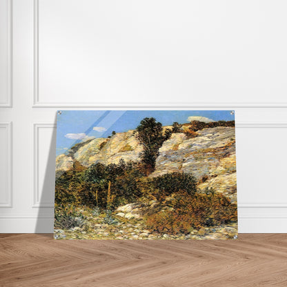 Lyman's Ledge, Appledore - Childe Hassam Acrylic Print - 70x100 cm / 28x40″ inches | Childe Hassam Wall Art | Childe Hassam Prints