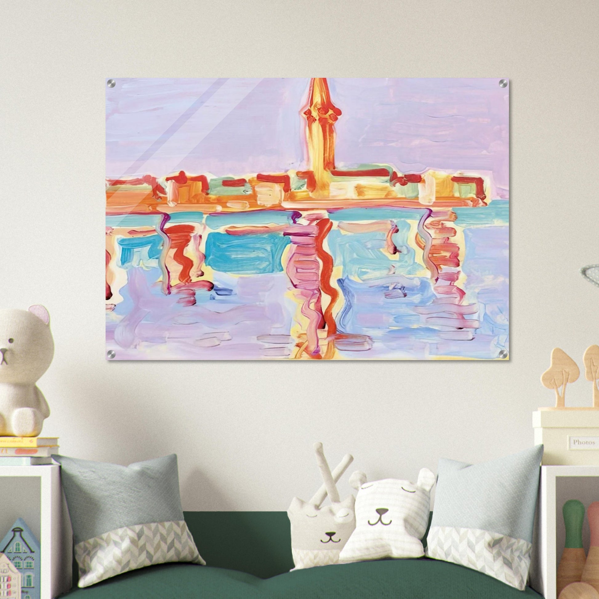 Untitled - 1955 - Charles Lapicque Acrylic Print - 70x100 cm / 28x40″ inches | Charles Lapicque Wall Art | Charles Lapicque Prints