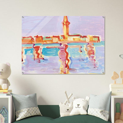 Untitled - 1955 - Charles Lapicque Acrylic Print - 70x100 cm / 28x40″ inches | Charles Lapicque Wall Art | Charles Lapicque Prints