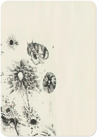 FIRST STONE 1962 By Lee Bontecou Pack of 10 Post Cards | Lee Bontecou Post Cards | A6 (10.5 x 14.8 cm) - 4.1 x 5.8 inches