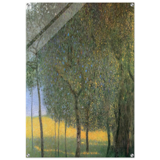 FRUIT TREES 1901 - Gustav Klimt Acrylic Print - 70x100 cm / 28x40″ inches
