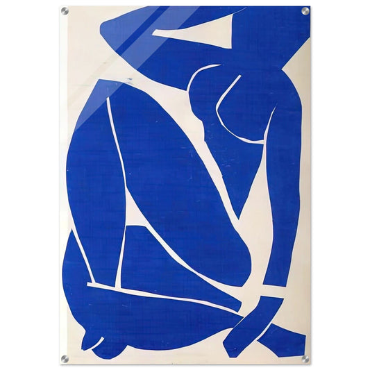 BLUE NUDE - Henri Matisse Acrylic Print - 70x100 cm / 28x40″ inches | Henri Matisse Wall Art | Henri Matisse Prints