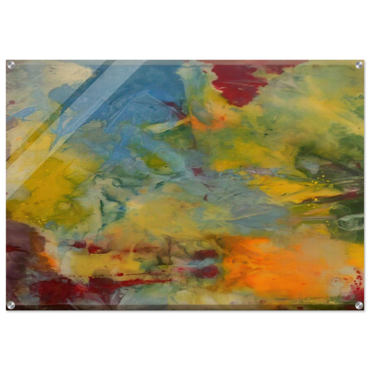 Blue Swirl - Sam Gilliam Acrylic Print - 70x100 cm / 28x40″ inches