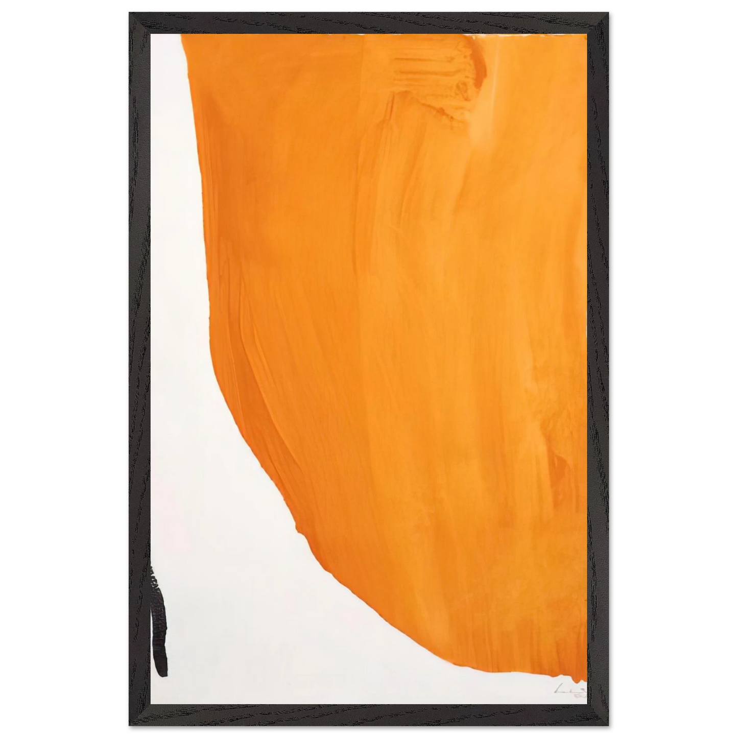 Helen Frankenthaler - Orange Downpour - 1970 Wall art - 28x43  cm / XL (11x17 inches) - Fine Art Poster - -