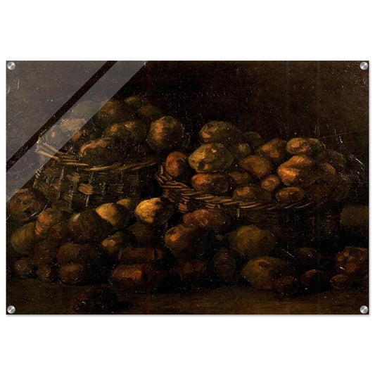 Baskets of Potatoes - Vincent van Gogh Acrylic Print - 70x100 cm / 28x40″ inches