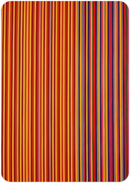 Equinox - 1965 By Gene Davis Pack of 10 Post Cards | Gene Davis Post Cards | A6 (10.5 x 14.8 cm) - 4.1 x 5.8 inches