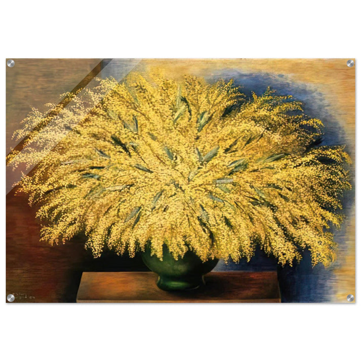 GRAND BOUQUET OF MIMOSA 1942 - Moise Kisling Acrylic Print - 70x100 cm / 28x40″ inches