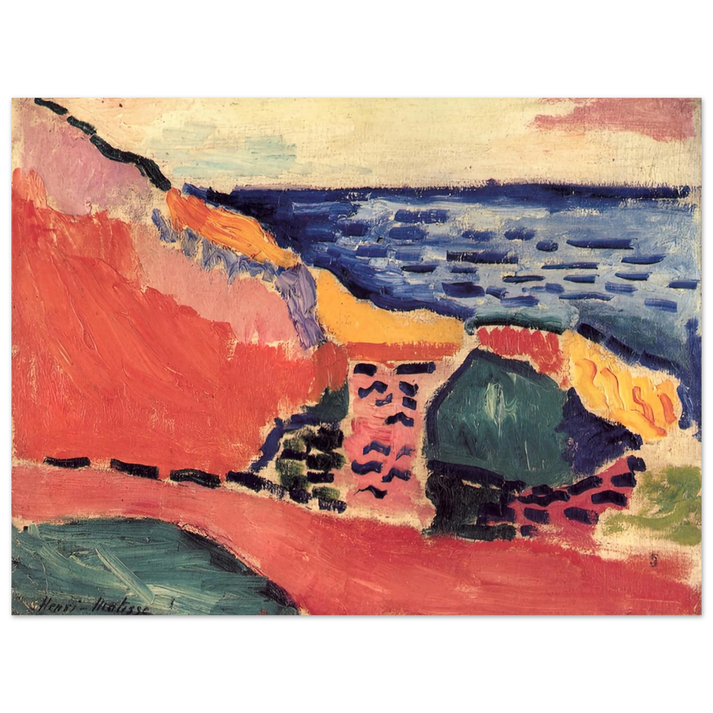 Henri Matisse - LA MOULADE COLLIOURE IN THE SUMMER 1905  75x100 cm / 30x40inches Fine Art Poster