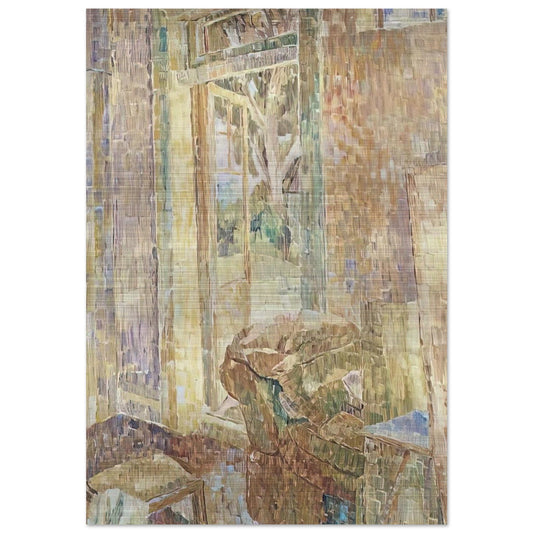 Door into the garden - 1947 - Grace Cossington Smith Brushed Aluminum Print - 70x100 cm / 28x40 inches | Grace Cossington Smith Aluminum Print | Grace Cossington Smith Prints