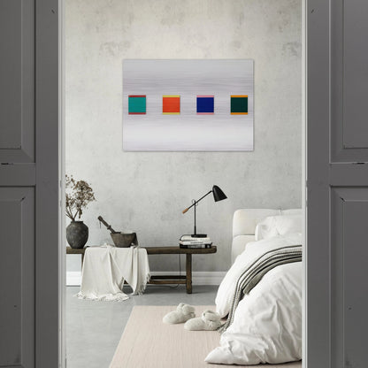 CONEY ISLAND II 1975 - BLINKY PALERMO Brushed Aluminum Print - 70x100 cm / 28x40 inches | BLINKY PALERMO Aluminum Print | BLINKY PALERMO Prints