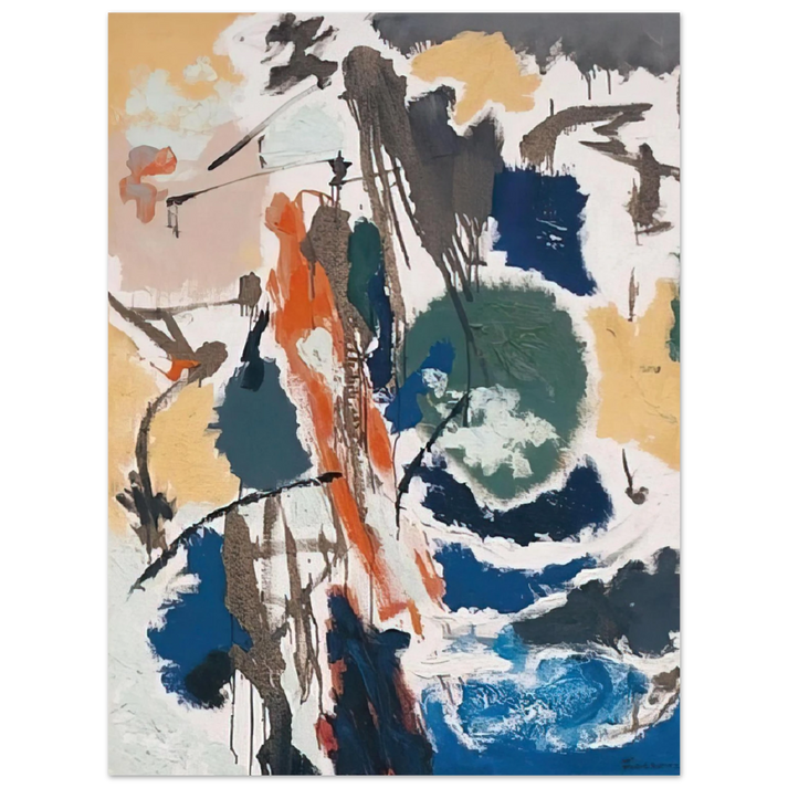 John Ferren - Outdoors - 1952  75x100 cm / 30x40inches Fine Art Poster