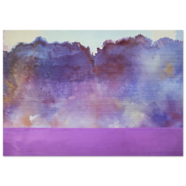 Diamond Lake - 1969 - Ronnie Landfield Brushed Aluminum Print - 70x100 cm / 28x40 inches | Ronnie Landfield Aluminum Print | Ronnie Landfield Prints