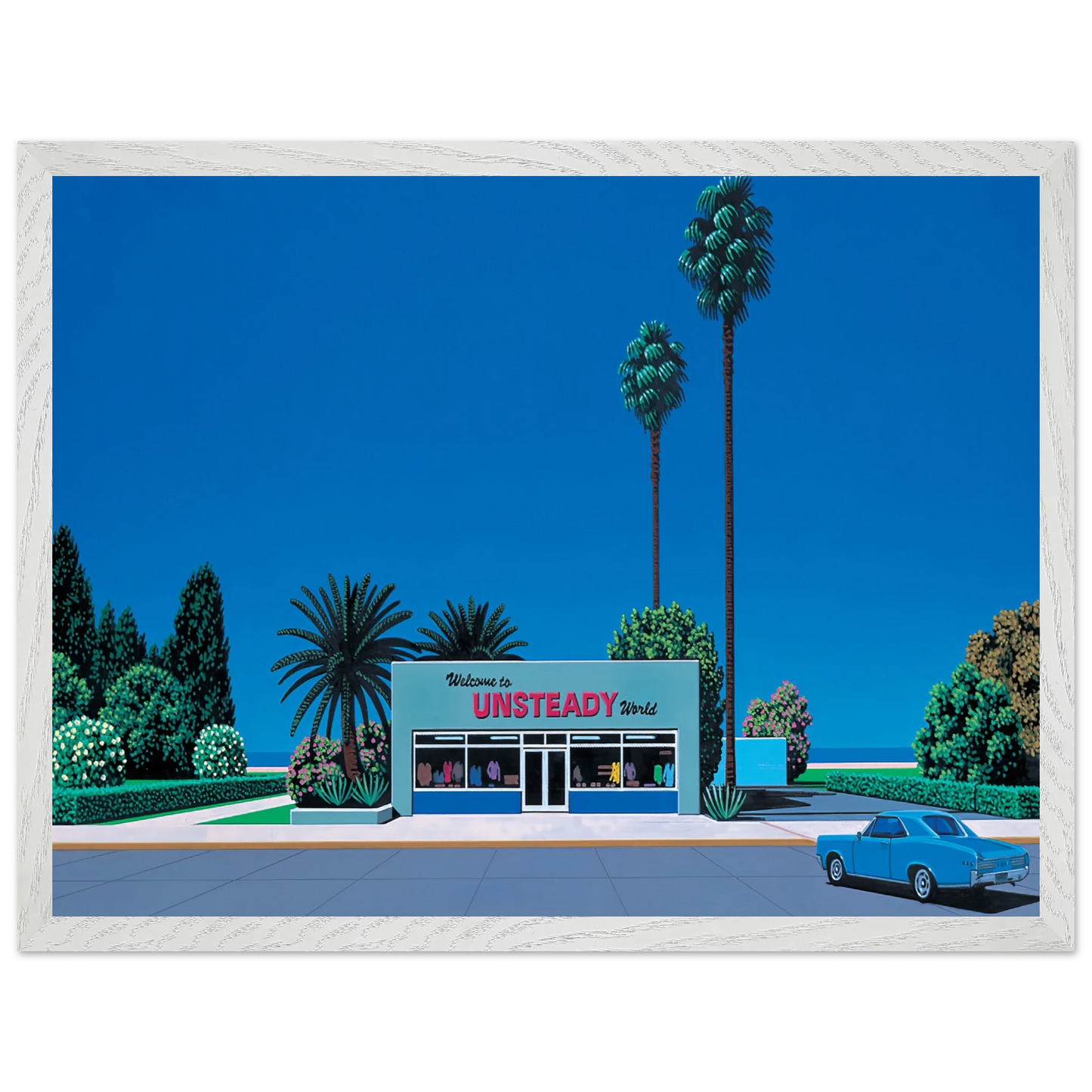 Hiroshi Nagai - Unsteady World Wall Art - 30x40 cm / 12x16 inches - Fine Art Poster - -