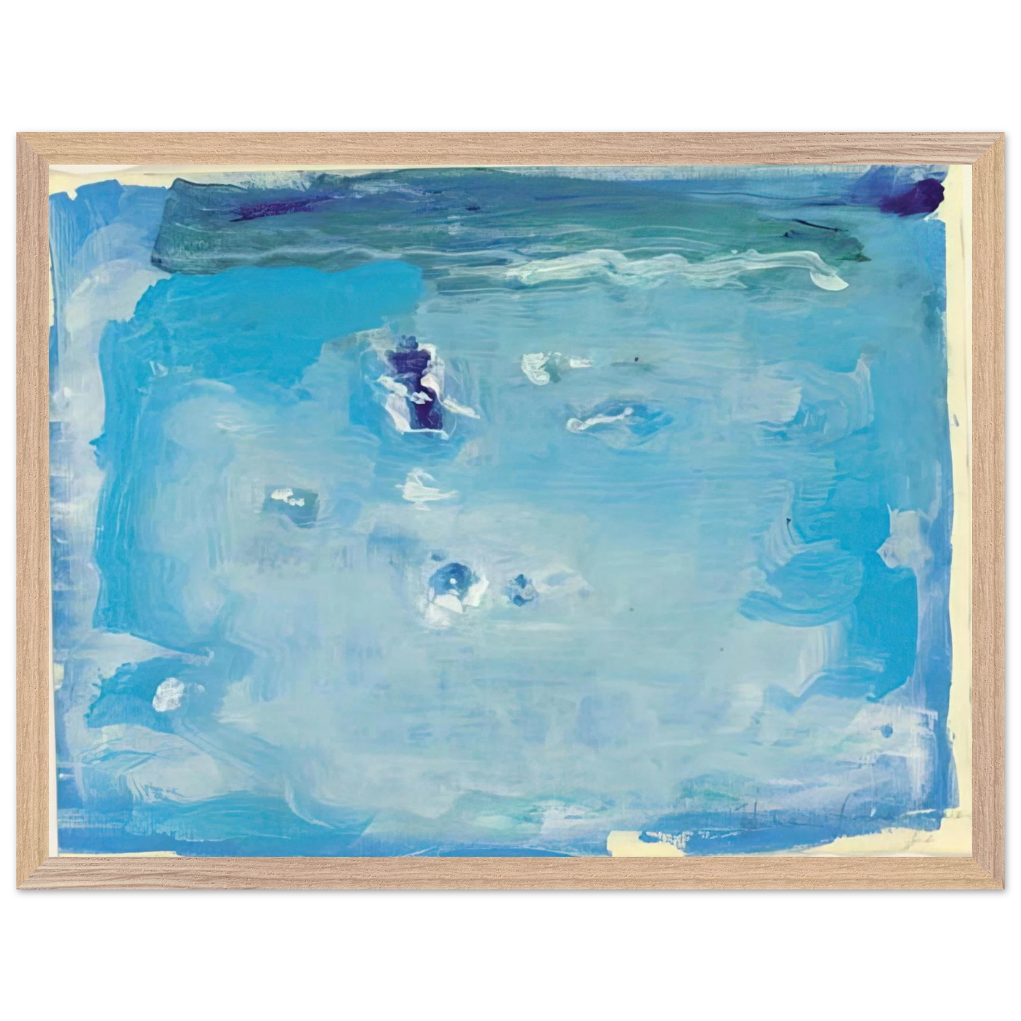 Helen Frankenthaler - Untitled - Color Field Painting, Lyrical Abstraction Wall art - 45x60 cm / 18x24 inches - Fine Art Poster - -