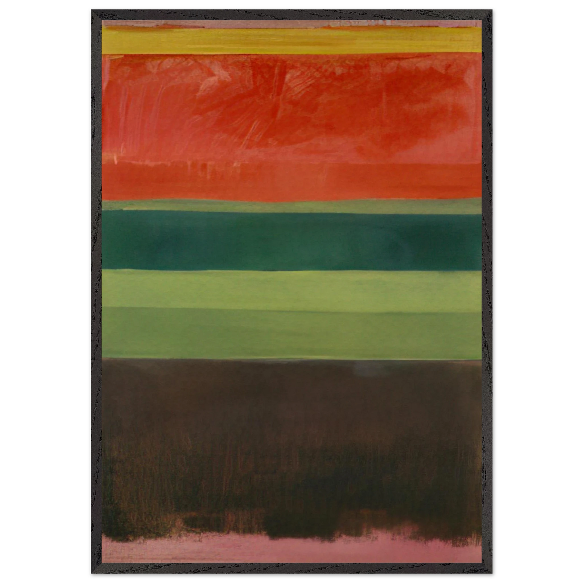 Untitled - 1949 - Mark Rothko Framed Art Print – Black Wooden Frame - Default Title - -Framed Art Print