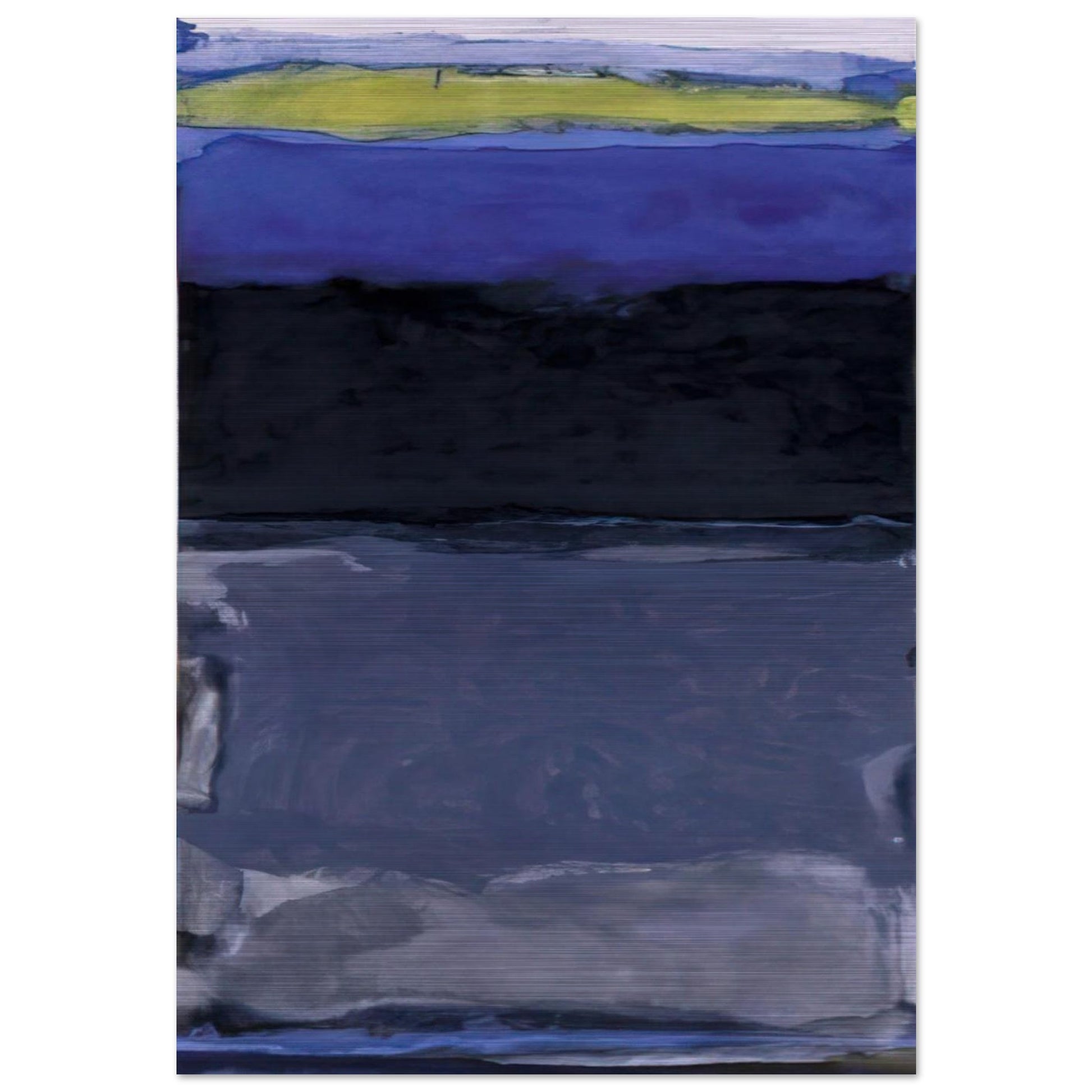 Blue Space - 1954 - Thomas Downing Brushed Aluminum Print - 70x100 cm / 28x40 inches | Thomas Downing Aluminum Print | Thomas Downing Prints