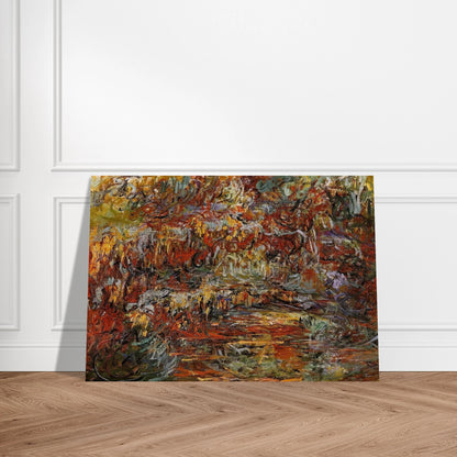 The Japanese Bridge 8 - claude monet Brushed Aluminum Print - 70x100 cm / 28x40 inches | claude monet Aluminum Print | claude monet Prints