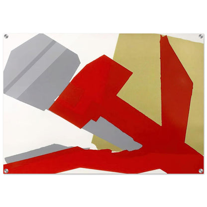 Hammer and Sickle  Special Edition  - Andy Warhol Acrylic Print - 70x100 cm / 28x40″ inches | Andy Warhol Wall Art | Andy Warhol Prints