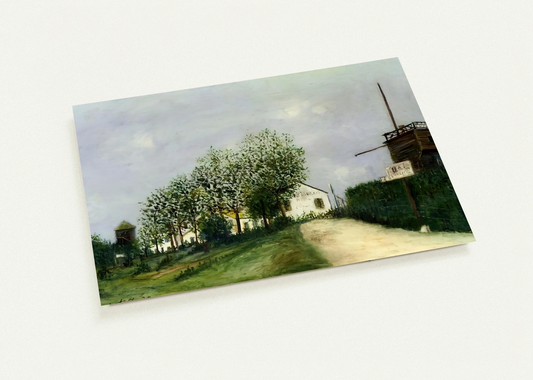 MOULIN IN SANNOIS By Maurice Utrillo Pack of 10 Post Cards | Maurice Utrillo Post Cards | A6 (10.5 x 14.8 cm) - 4.1 x 5.8 inches
