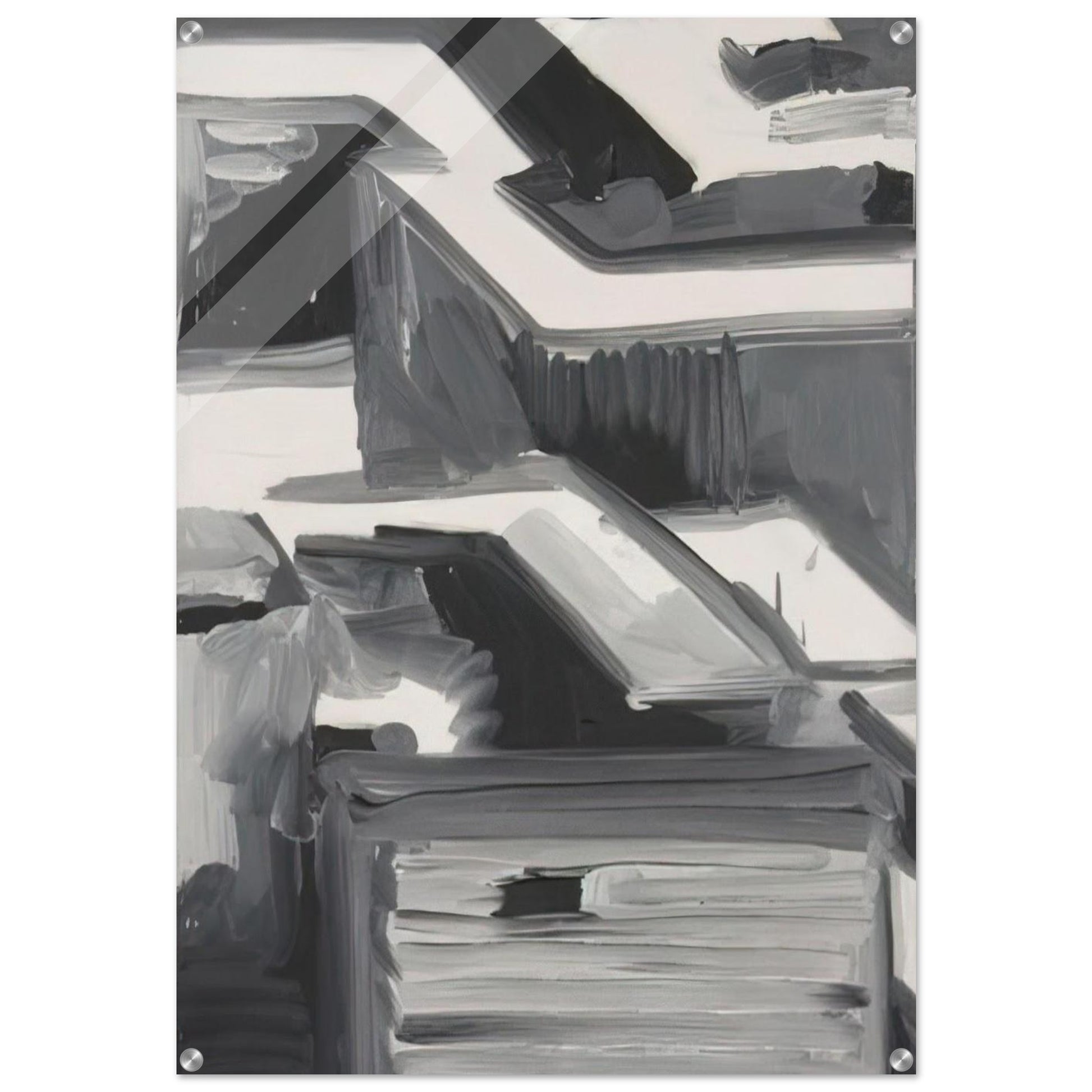 TOWNSCAPE 1968 0 - Gerhard Richter Acrylic Print - 70x100 cm / 28x40″ inches