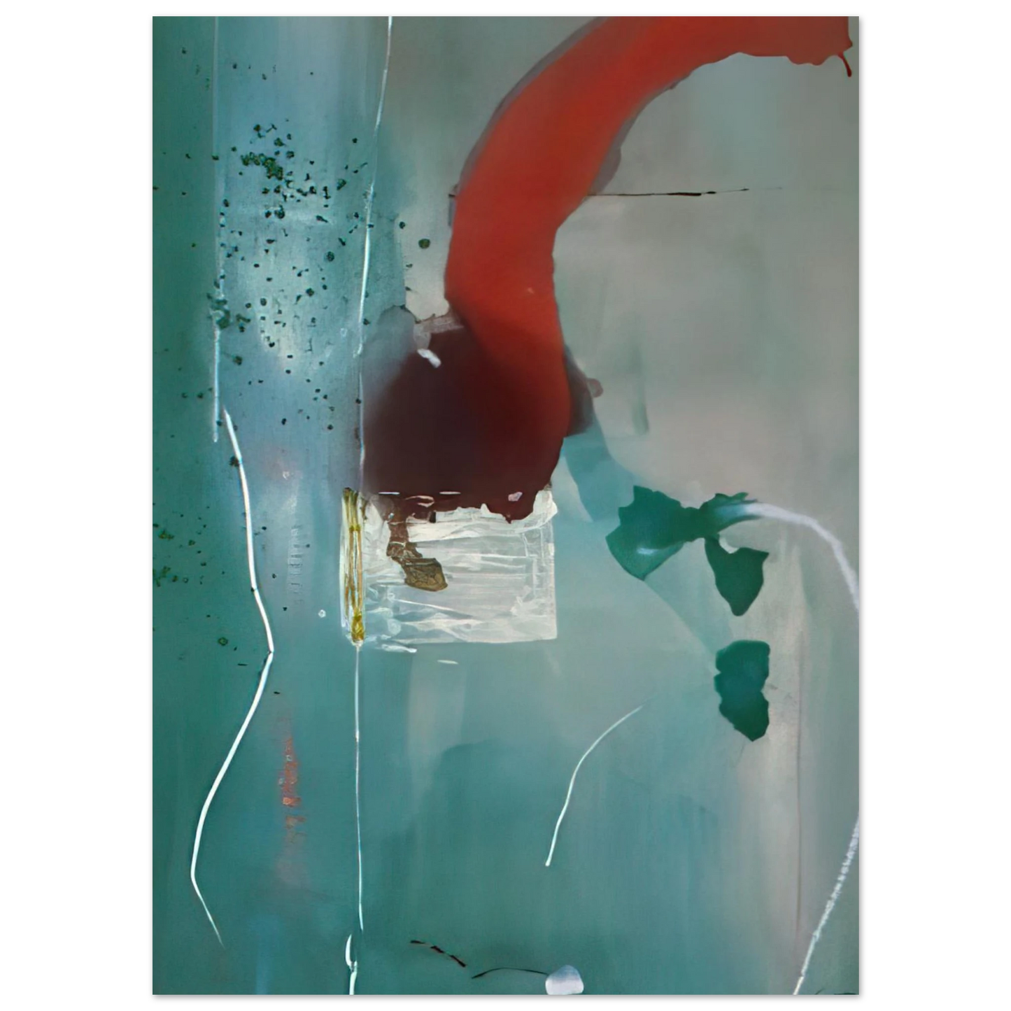 Helen Frankenthaler - Square One - 1985 Wall art - 30x45 cm / 12x18 Inches - Fine Art Poster - -